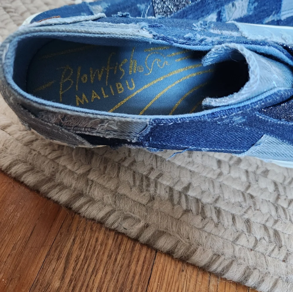 Blowfish Marley Patchwork Denim Sneakers